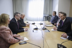27. novembar 2015. Susret potpredsednika Narodne skupštine mr Igora Bečića i predsednika Ruske Dume Sergeja Nariškina